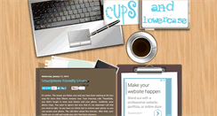 Desktop Screenshot of cupsandlowercase.com